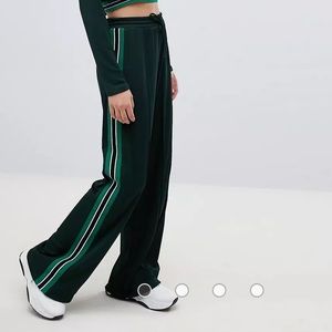 River Island Sports Rib Flared Sweatpants